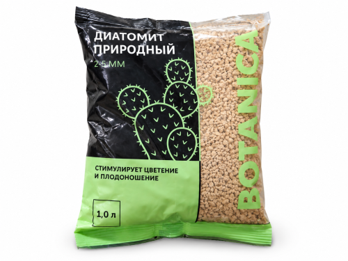 Субстратный компонент Botanica «Диатомит природный», фракция 2–5 мм, 1 л