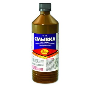 Смывка краски