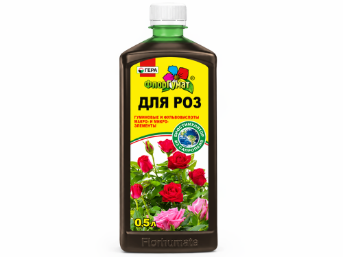 ФлорГумат подкормка для роз, 500 мл
