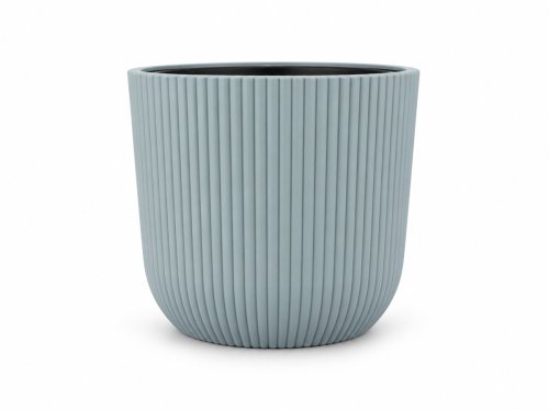 Кашпо ElfPlast Линеа 656, 1,1 л, серо-голубое GU629