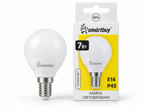 Smartbuy P45 светодиодная лампа 7 Вт, модель P45-07W/3