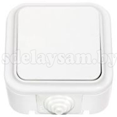 Выключатель А1 6-222 одноклавишный брызгозащищенный открытой установки