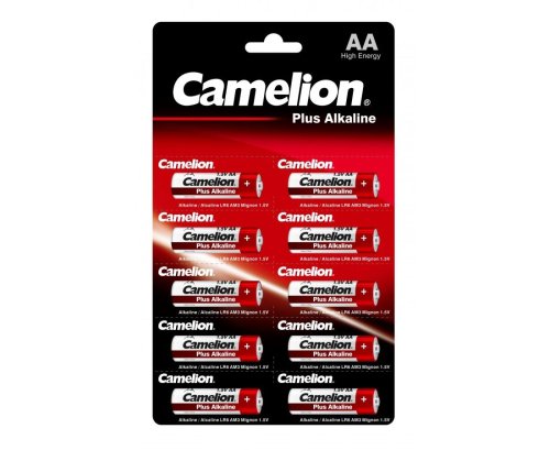Элемент питания CAMELOIN LR6 10BL Plus Alkaline Отрывной LR6-BP1x10P (120), Китай  LR6-BP1x10P