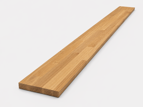 Мебельный щит из дуба 2000×200×20 мм, сорт 2/3, сращённый