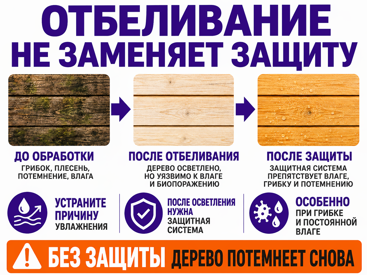 Отбеливатель для древесины NEOMID 500, концентрат, 1 кг фото 4