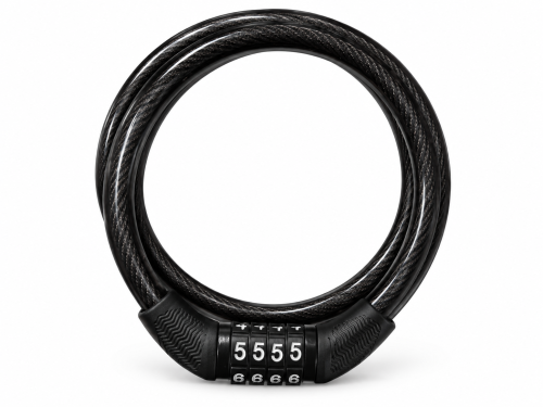 Замок тросовый кодовый FUARO PL-BIKE-0865-CODE, 8 × 650 мм