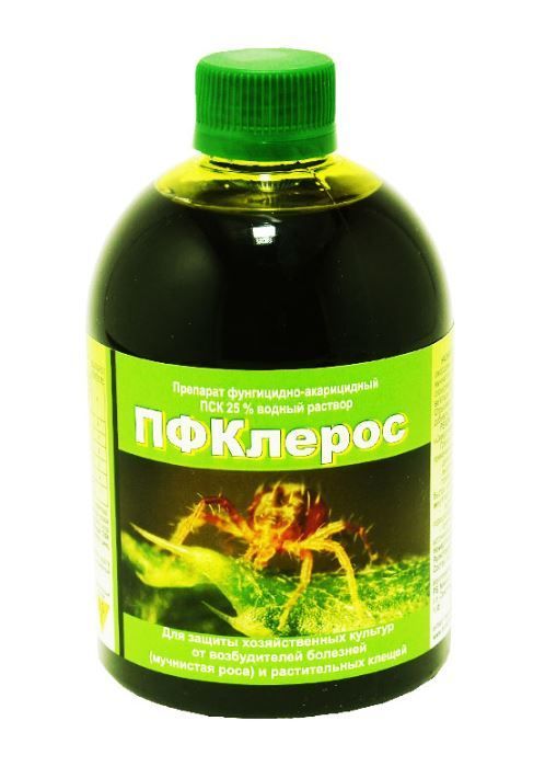 Препарат фунгицидно-акарицидный "ПФКлерос" (бутылка 0,5 л) 