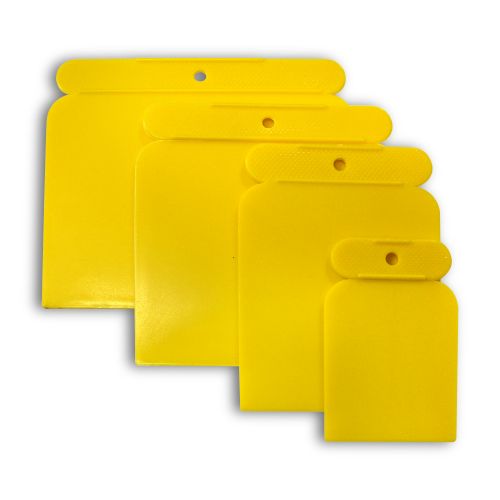 Шпатели "Японки" пластмассовые 50мм, 75мм, 100мм, 120мм, набор  01220-750003