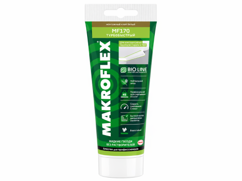 Makroflex клей монтажный MF170 BioLine турбобыстрый, 250 г