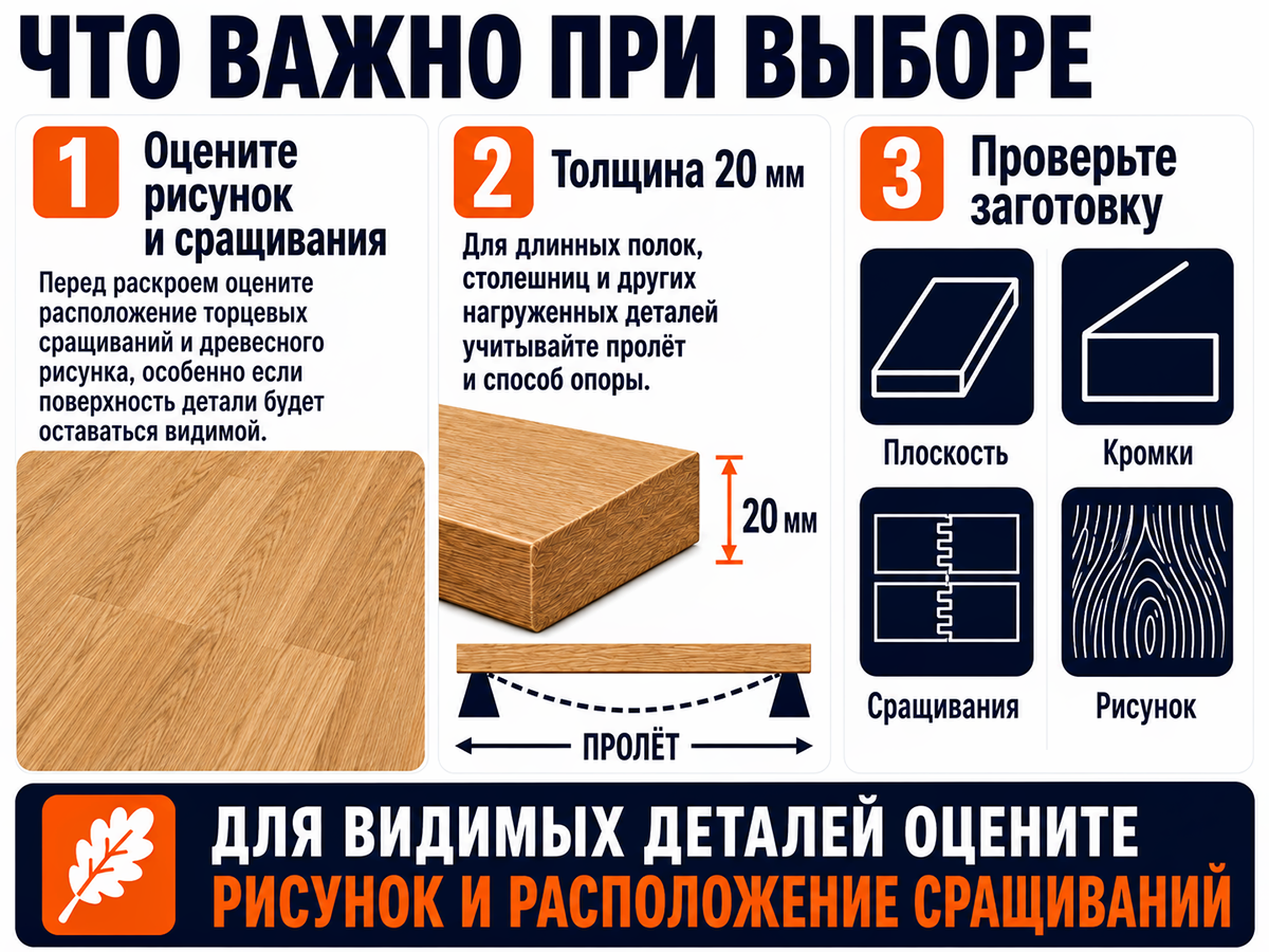 Мебельный щит из дуба сращённый, 2230×600×20 мм, сорт 1/2 фото 5
