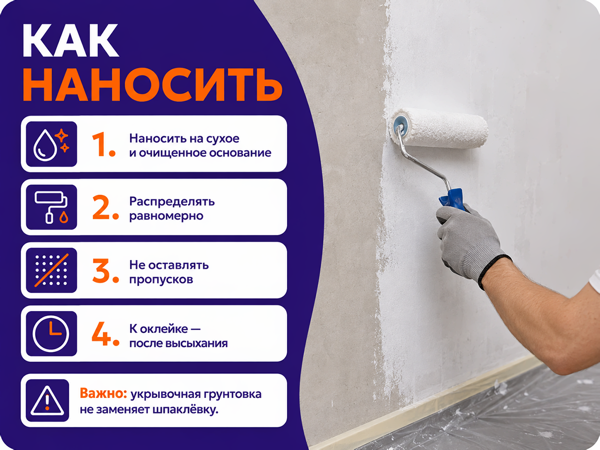 Грунтовка акриловая укрывочная FARBITEX PROFI под обои, белая, 4,5 кг фото 5