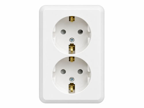 Systeme Electric розетка двойная Blanca BLNRA010217, с заземлением, без шторок, 16 А, 250 В