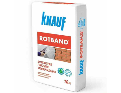 Штукатурка гипсовая КНАУФ Ротбанд 10 кг