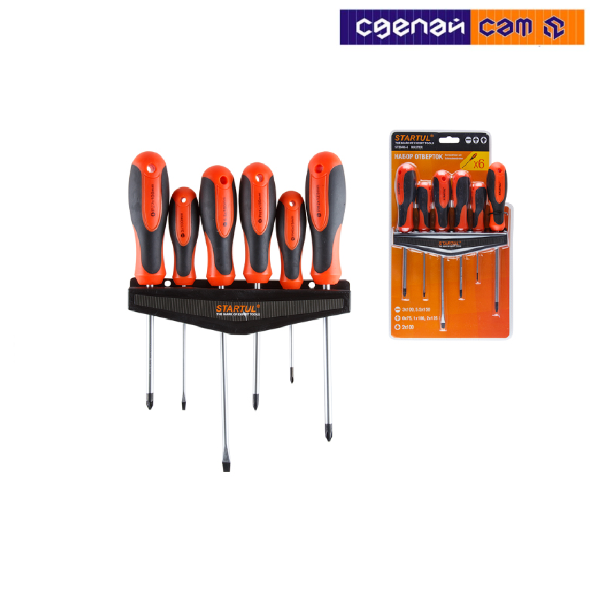 Набор отверток 6шт Startul
