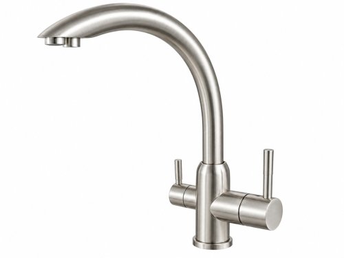 Смеситель для кухни Frap F43899 с краном для питьевой воды, сатин