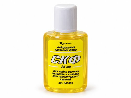 Флюс паяльный Векта СКФ, жидкая канифоль, 25 мл