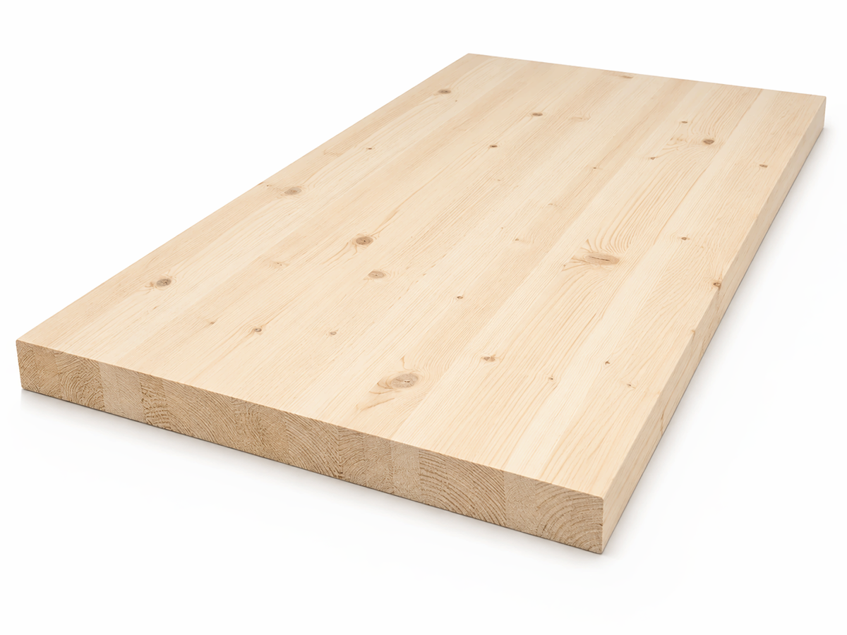 Мебельный щит из хвойных пород, 1200×800×40 мм, сорт 1/2