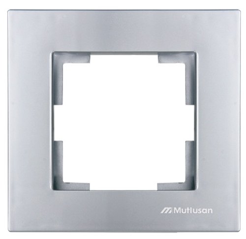 Rita - Рамка 1 пост, нержавеющая сталь