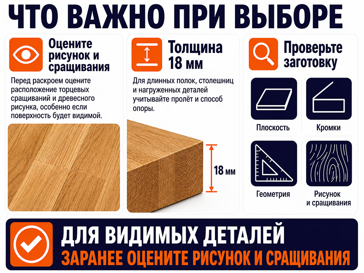 Мебельный щит из дуба сращённый, 2050×650×18 мм, сорт 2/3 фото 6
