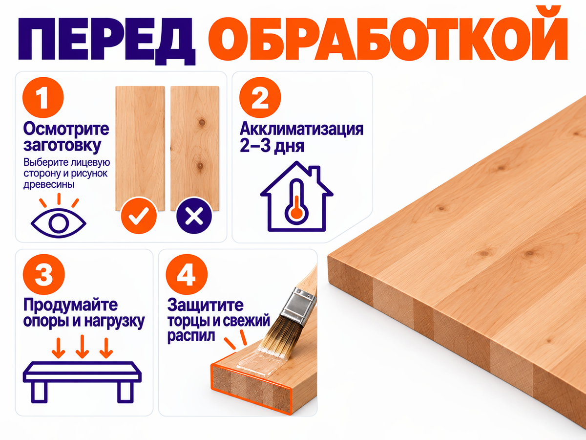 Мебельный щит из ольхи, 550×450×20 мм, сорт 2/2 фото 4