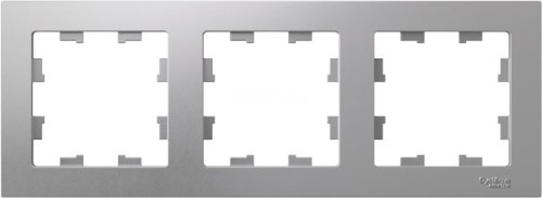 ATN000303 ATLASDESIGN 3-постовая РАМКА, универсальная, АЛЮМИНИЙ
