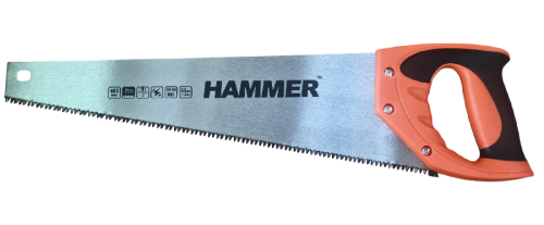 Ножовка по дереву 400 мм 11 TPI HAMMER