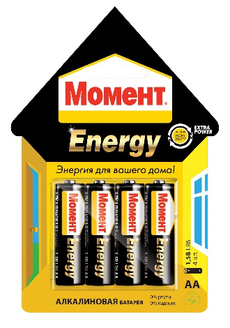 Алкалиновая батарейка Момент Energy АА