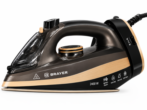BRAYER утюг паровой беспроводной BR4010, 2400 Вт