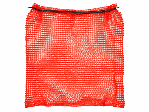 Мешок сетчатый с завязками, красный, 50 × 80 см