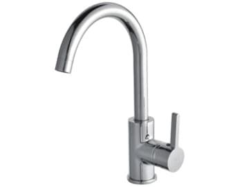 Смеситель KINGSTON для кухни с поворотным высоким изливом настольный 14004 (21256021)