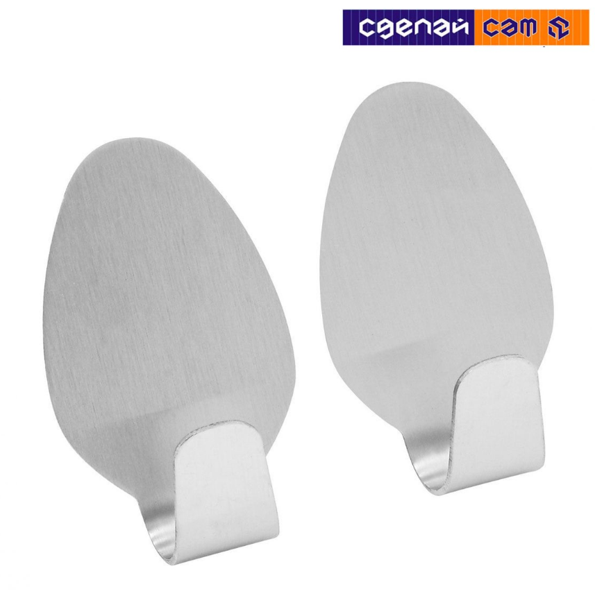 Крючки хозяйственные на двустороннем скотче (в блистере 4 шт)  BH074