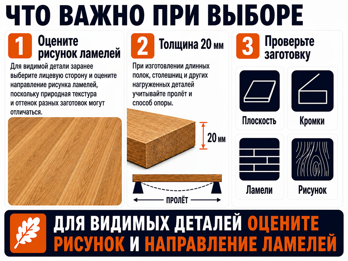 Мебельный щит из дуба цельноламельный, 2500×500×20 мм фото 5