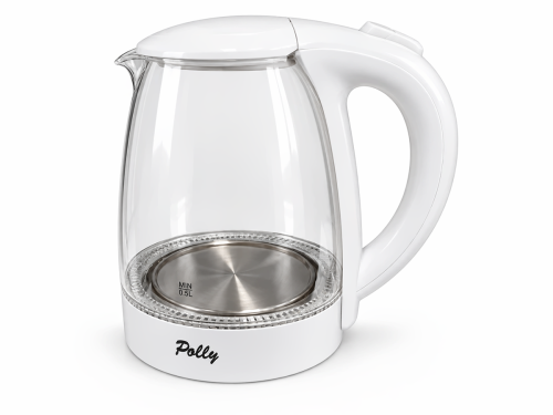 Polly чайник электрический Люкс ЕК-25, 1,7 л, белый
