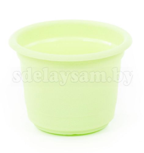 Горшок цветочный "Ксения" №5 - 2 л бледно-зеленый