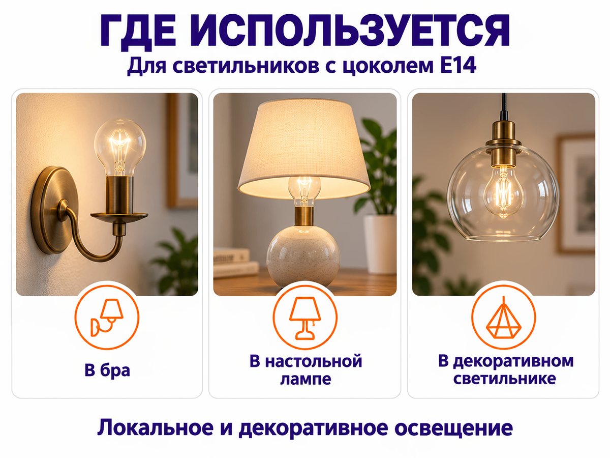 Белсвет лампа накаливания ДШ230 25 3,25 Вт, E14, прозрачная фото 3
