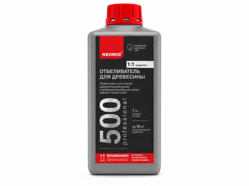 Отбеливатель для древесины NEOMID 500, концентрат, 1 кг