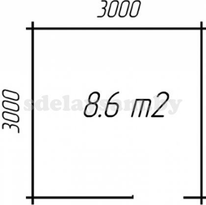 Беседка Лола 3.2x3.2 толщина 34 мм (готовая комплектация)