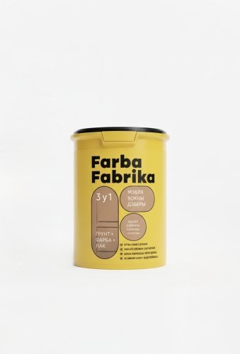 Краска "Farba Fabrika" для мебели, дверей и окон ВД-АК- 21, 0,4  кг, Вкусный кофейный                                                                                                                                                                        