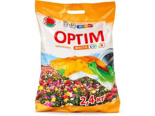 Порошок стиральный OPTIM Universal Multicolor, 2,4 кг