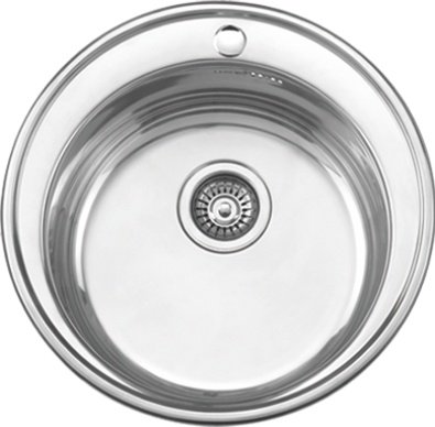 Мойка L85151 Ledeme глянцевая нерж.сталь в комплекте с сифоном и креплением