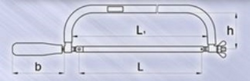 Рамка ножовочная ручная тип 1 исполнение2