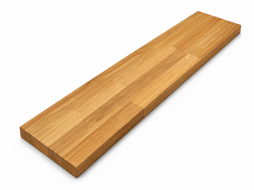 Мебельный щит из дуба 1200×300×40 мм, сорт 2/3, цельноламельный