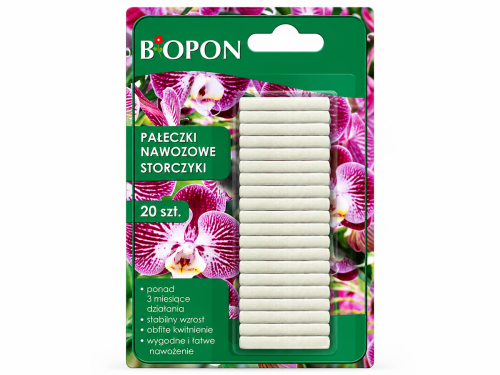 Biopon удобрение в палочках для орхидей, 20 шт