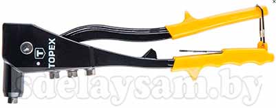 Заклепочник для заклепок алюминиевых 2.4, 3.2, 4.0, 4.8 мм