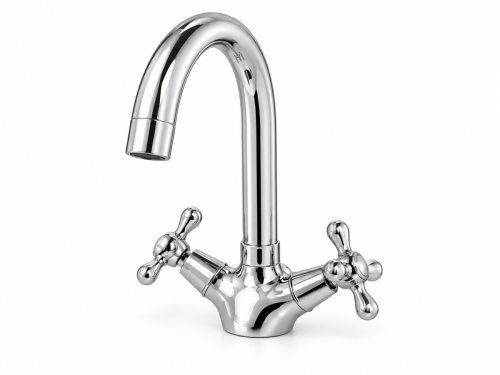 Смеситель для раковины Frap F13731-B, двухвентильный, хром
