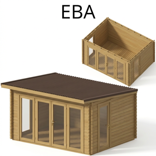 Садовый домик Ева 5х3 толщина 34+20 мм (готовая комплектация)
