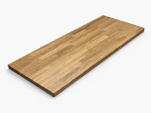 Мебельный щит из дуба 1800×600×40 мм, сорт 3/3, сращённый