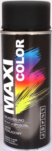 Грунт-аэрозоль MAXI COLOR 0004MX 400мл (черный)