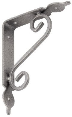 Kронштейн декоративный DOMAX WOZ 240  хромированный  240х190 мм