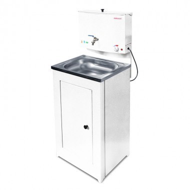 Умывальник "АКВАТЕКС"(бак антикорроз.  ЭВН + мойка нерж.) белый  slkelk04